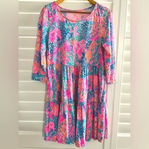 Lilly Pulitzer Geanna Swing Dress Med EUC